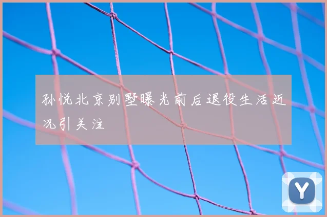 孙悦北京别墅曝光前后退役生活近况引关注